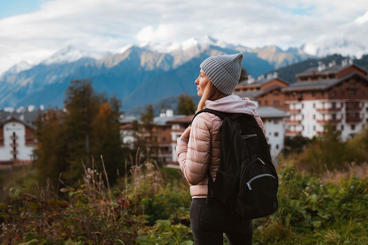 красная поляна весной