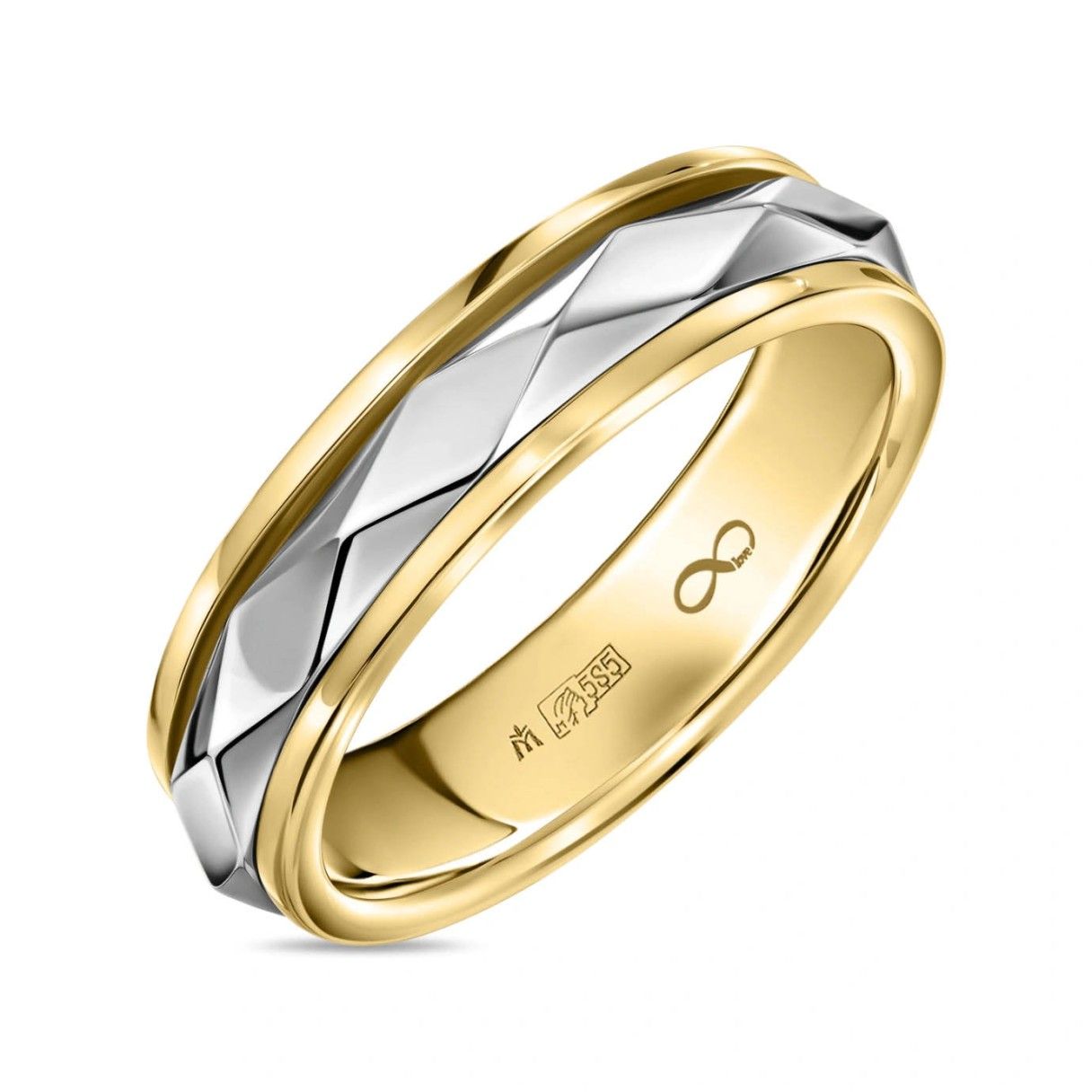 Кольца с алмазной гранью