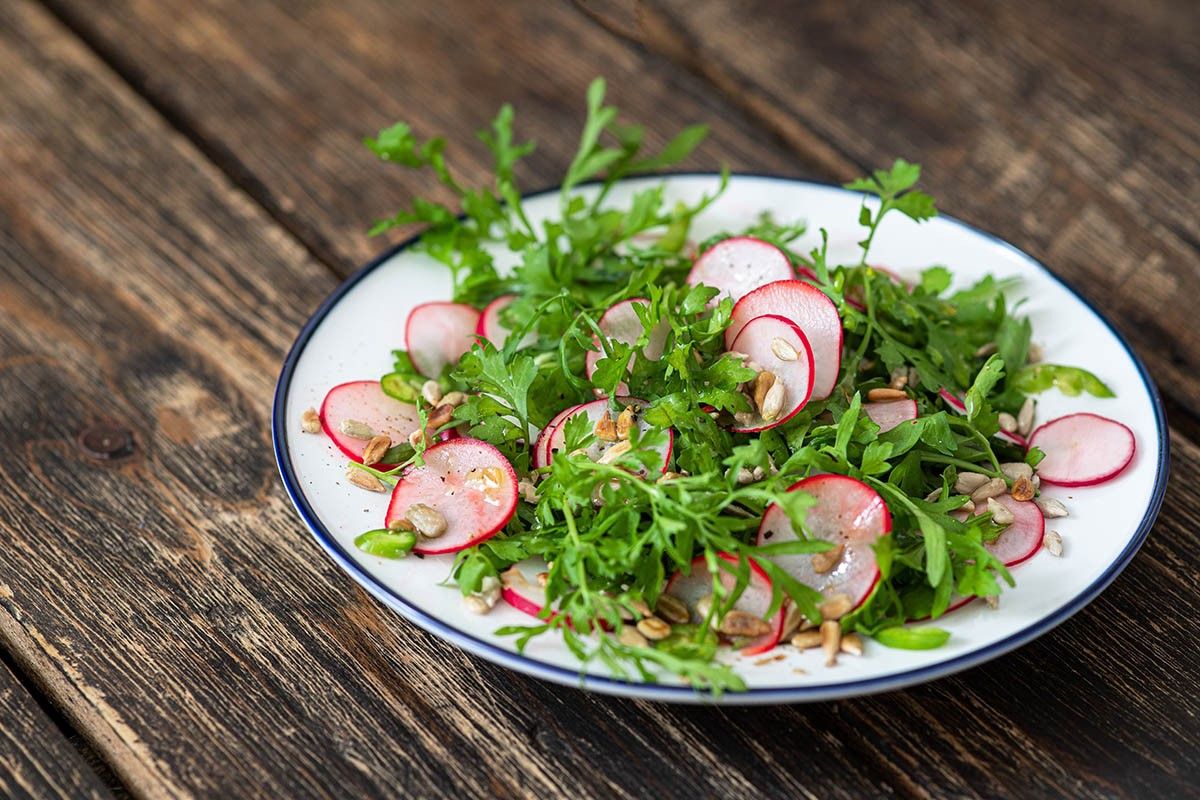 салат из редиски