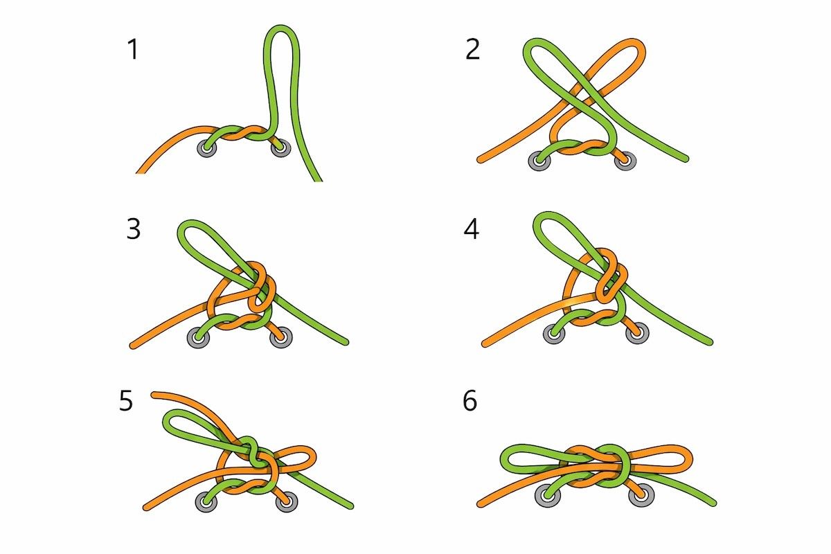 как завязать бантиком шнурки