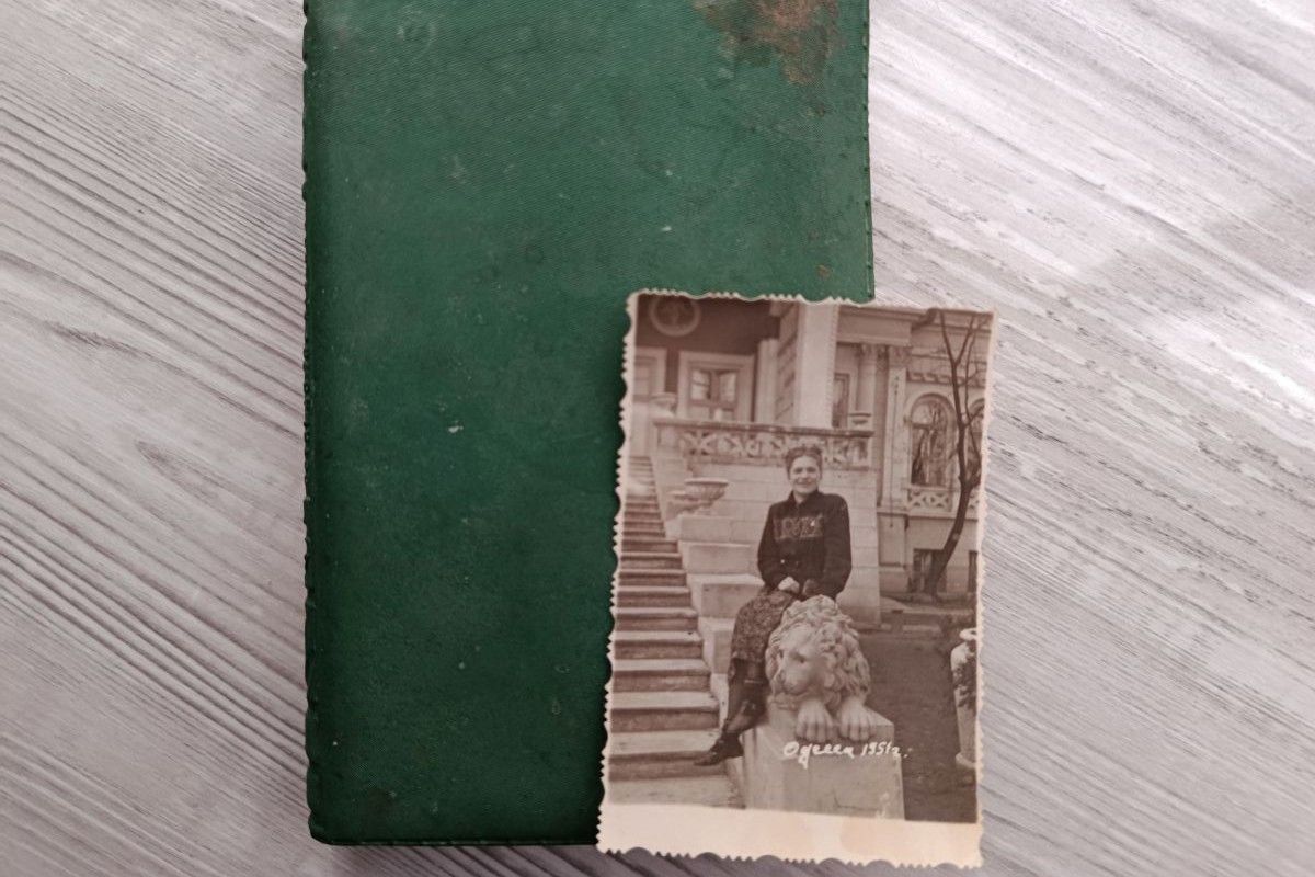 бабушка на льве