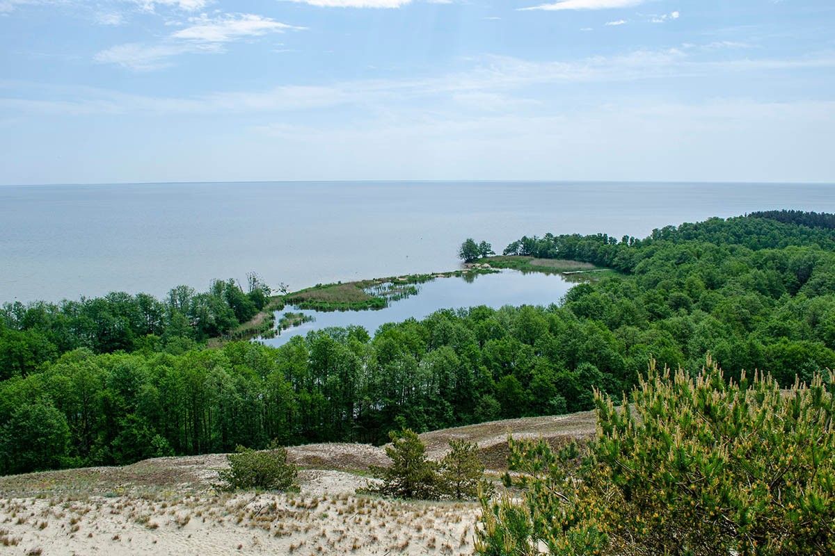 Вид на Куршскую косу
