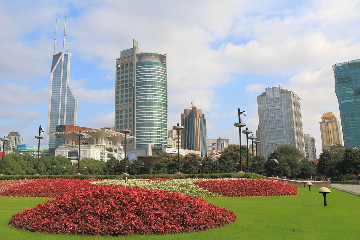 город шанхай в китае