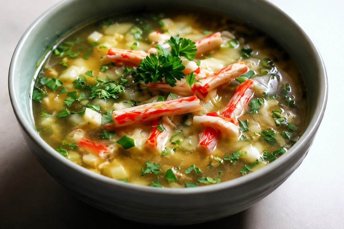 с крабовыми палочками