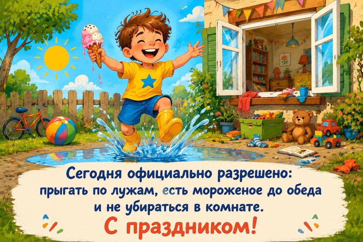 день детей прикольные картинки