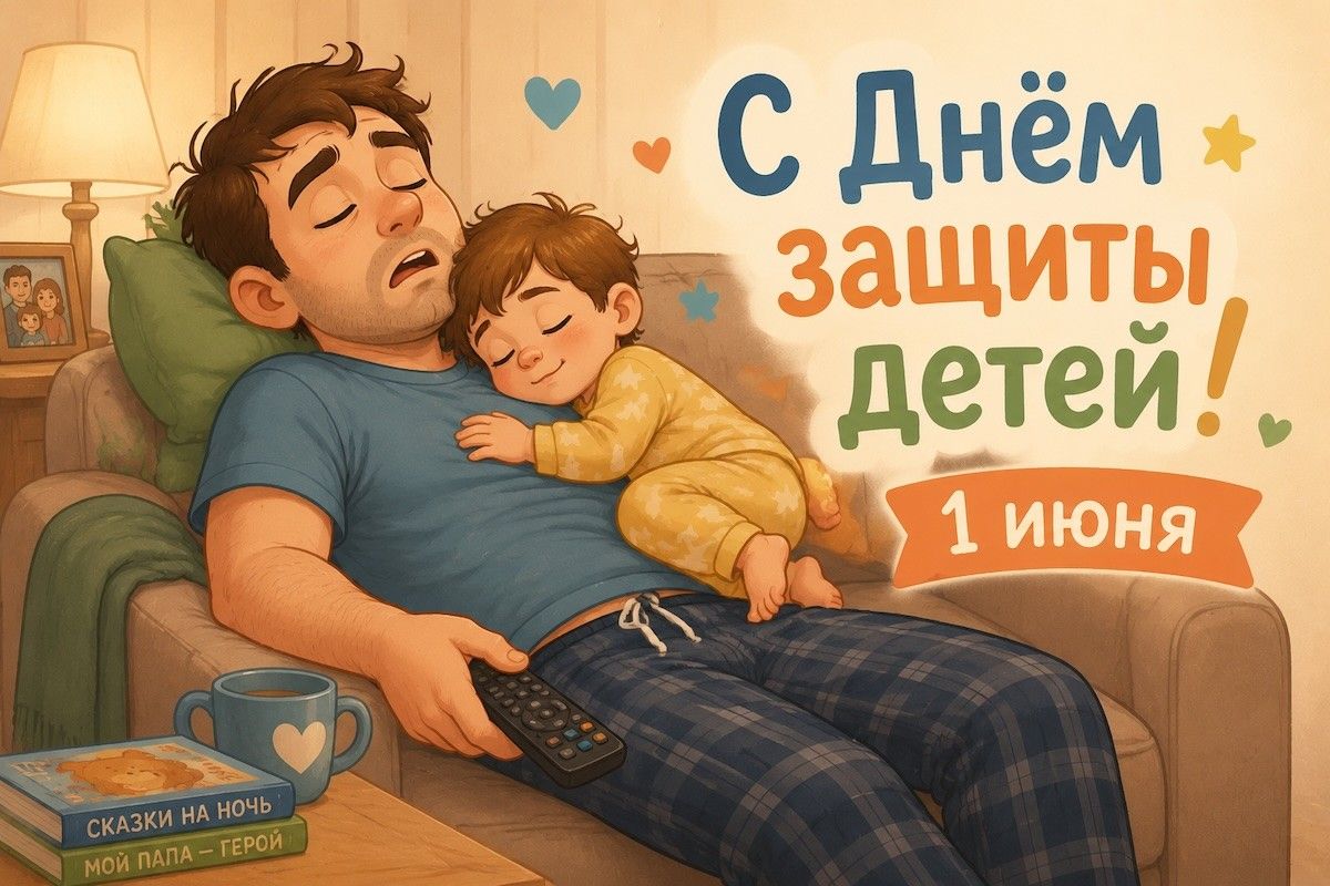 открытка на 1 июня