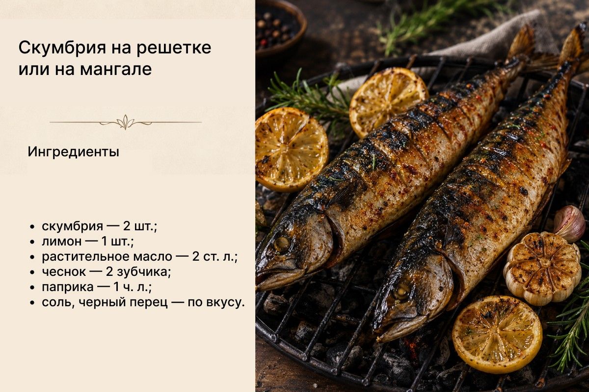 как приготовить рыбу гриль