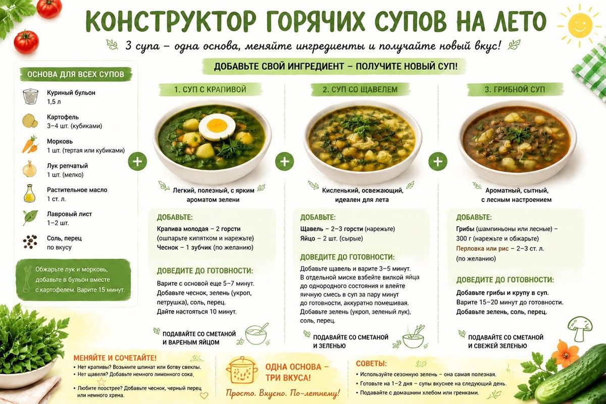 как варить суп