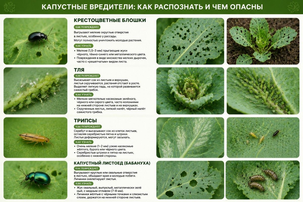 вредители капусты фото