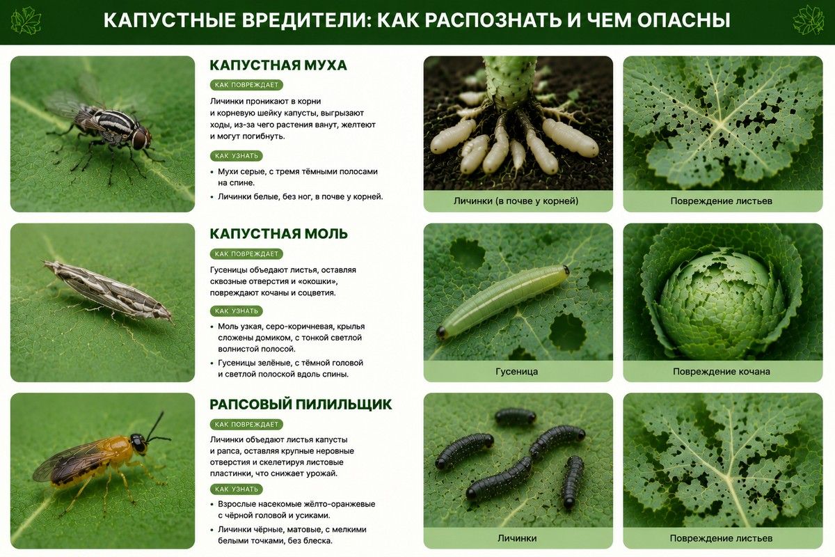 капустные мухи фото