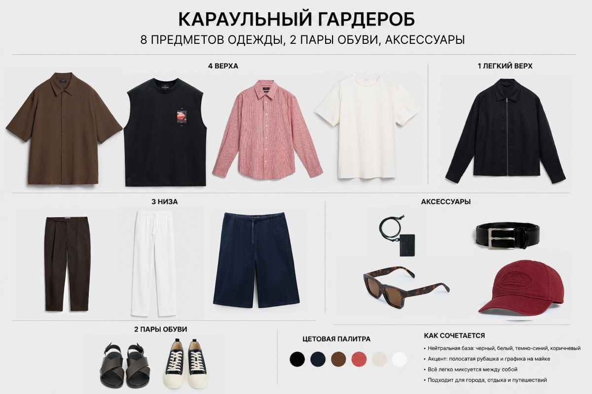 капсульный мужской гардероб