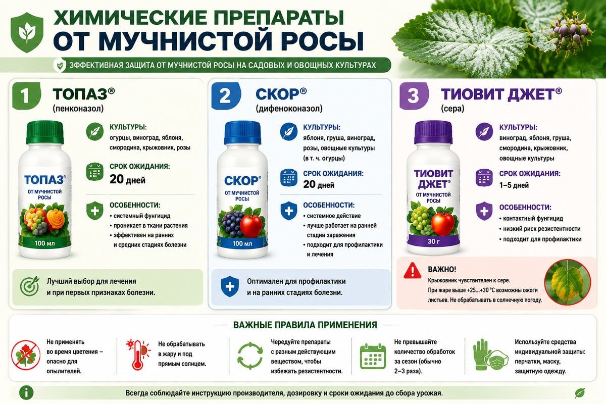 фунгициды от мучнистой росы