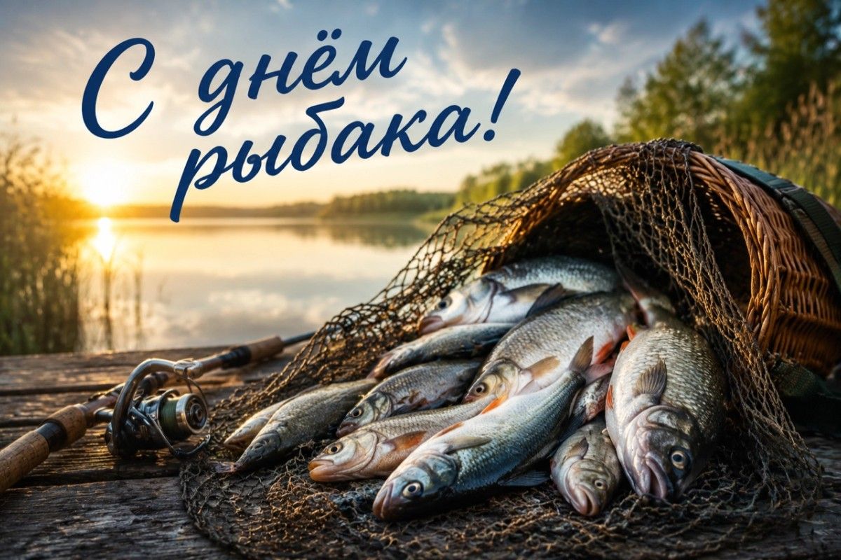 с днем рыбака картинка