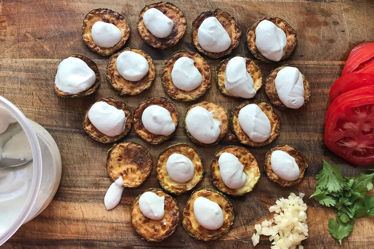 кружочки с соусом