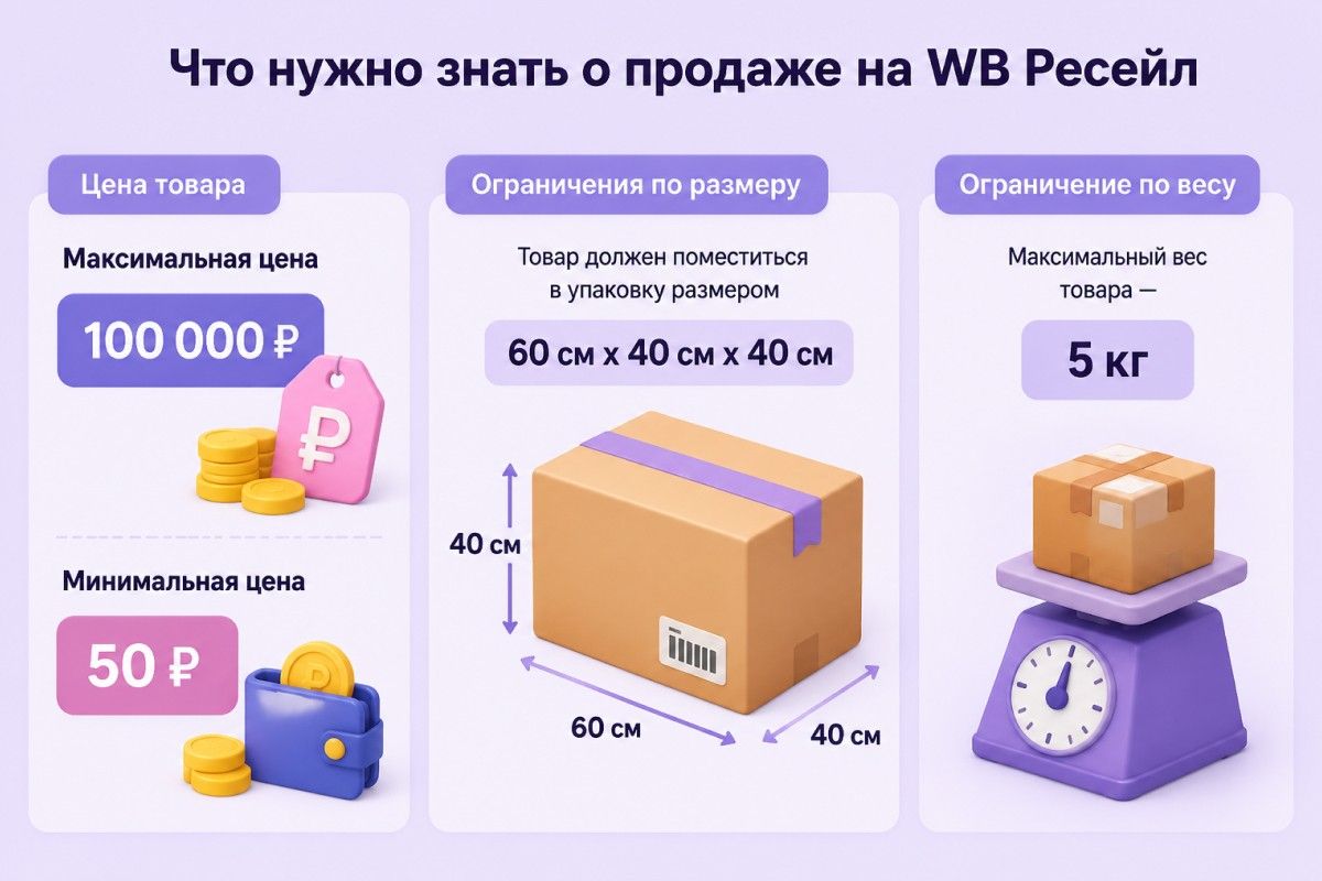 размер вес товара