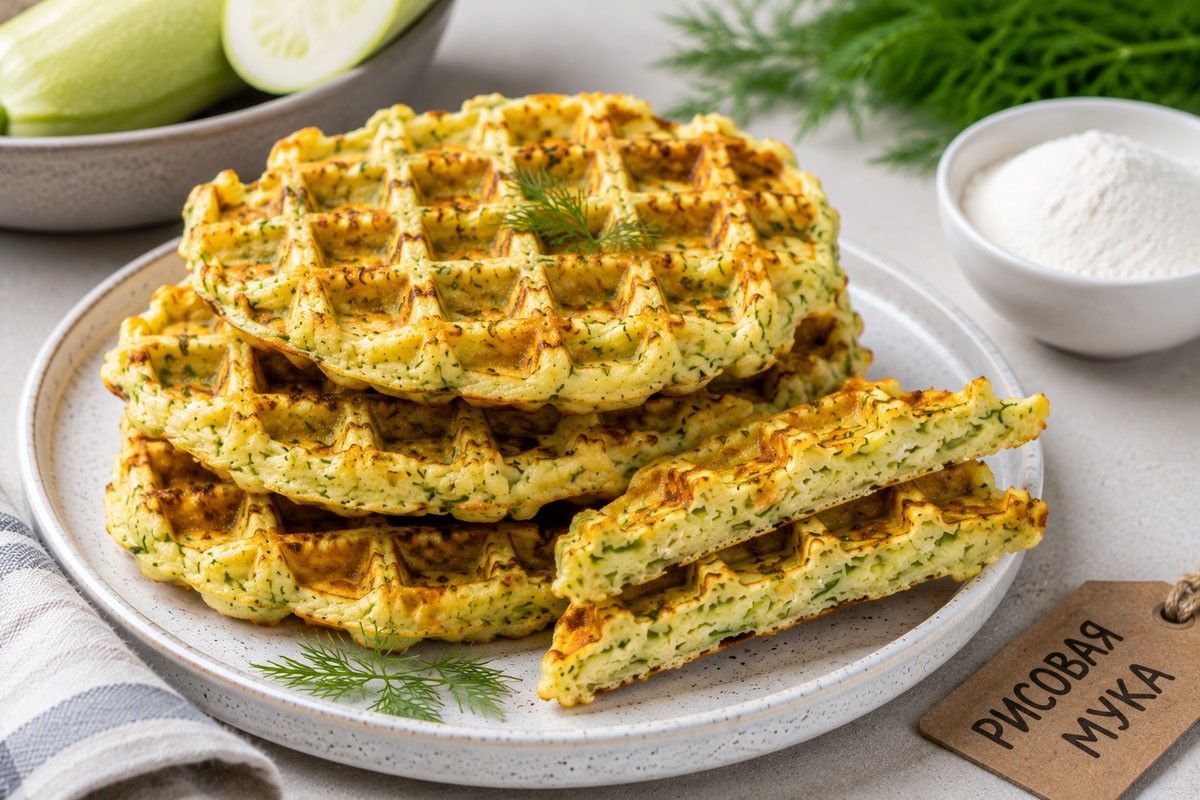 вафли из кабачков рисовая мука