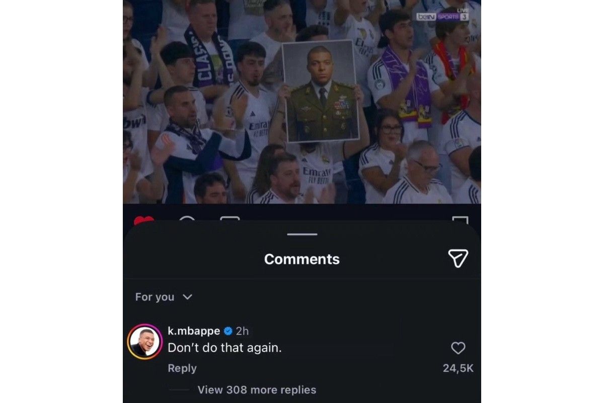 комментарий мбаппе