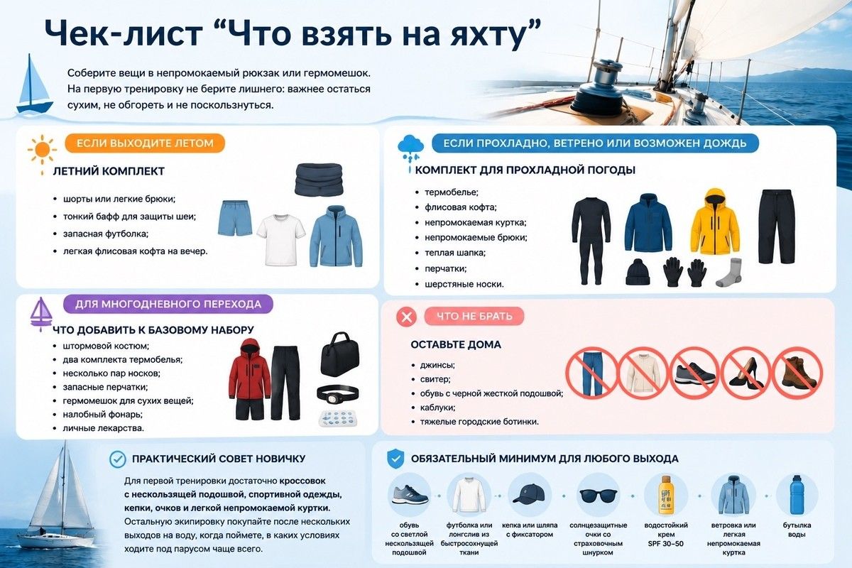 одежда для парусного спорта