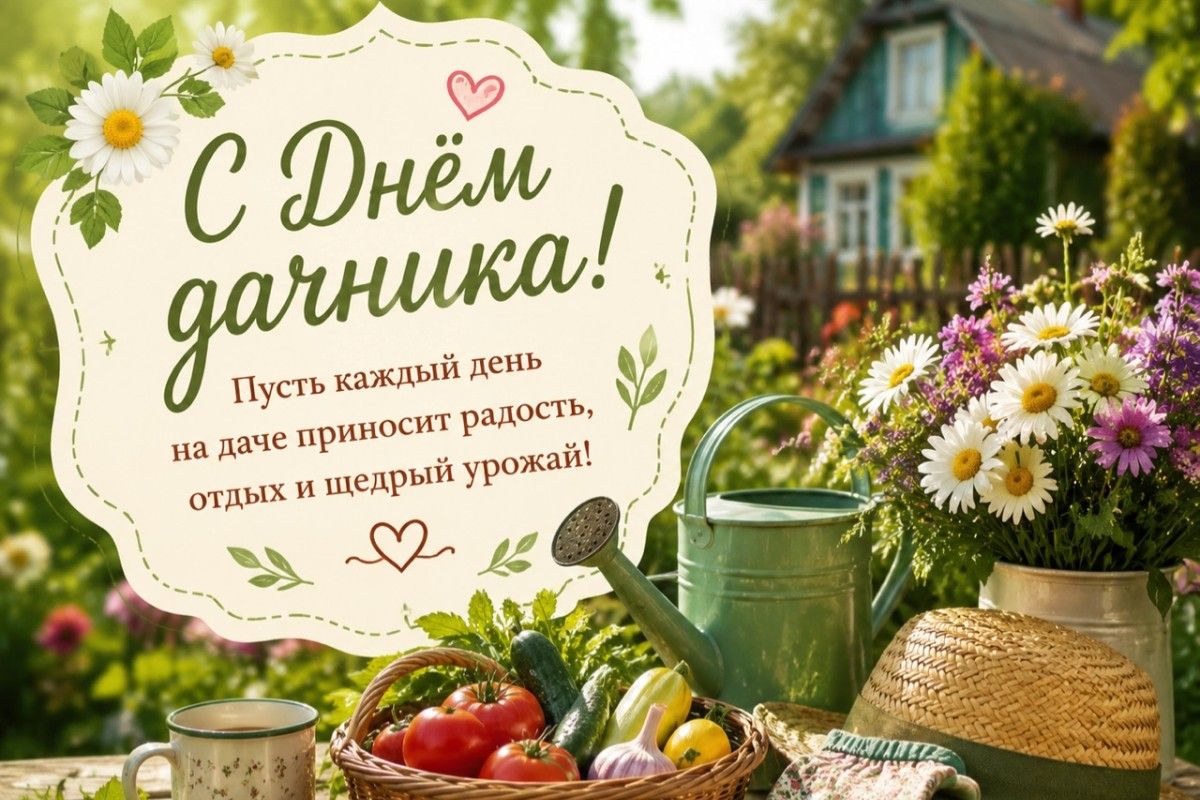 день дачника картинки и открытки