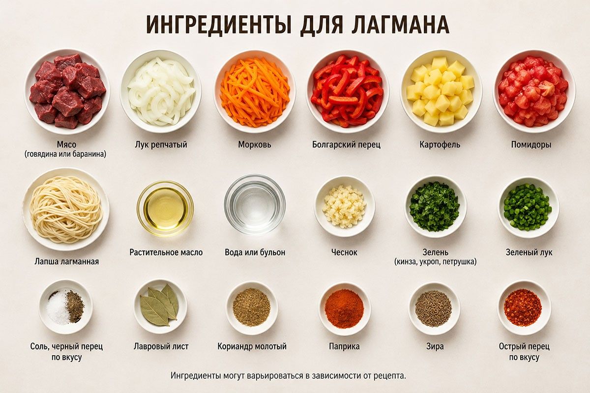 как готовить лагман