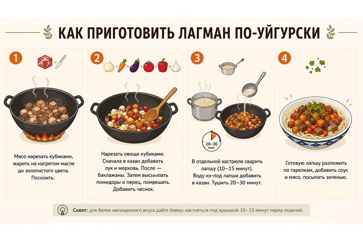 простой рецепт лагмана
