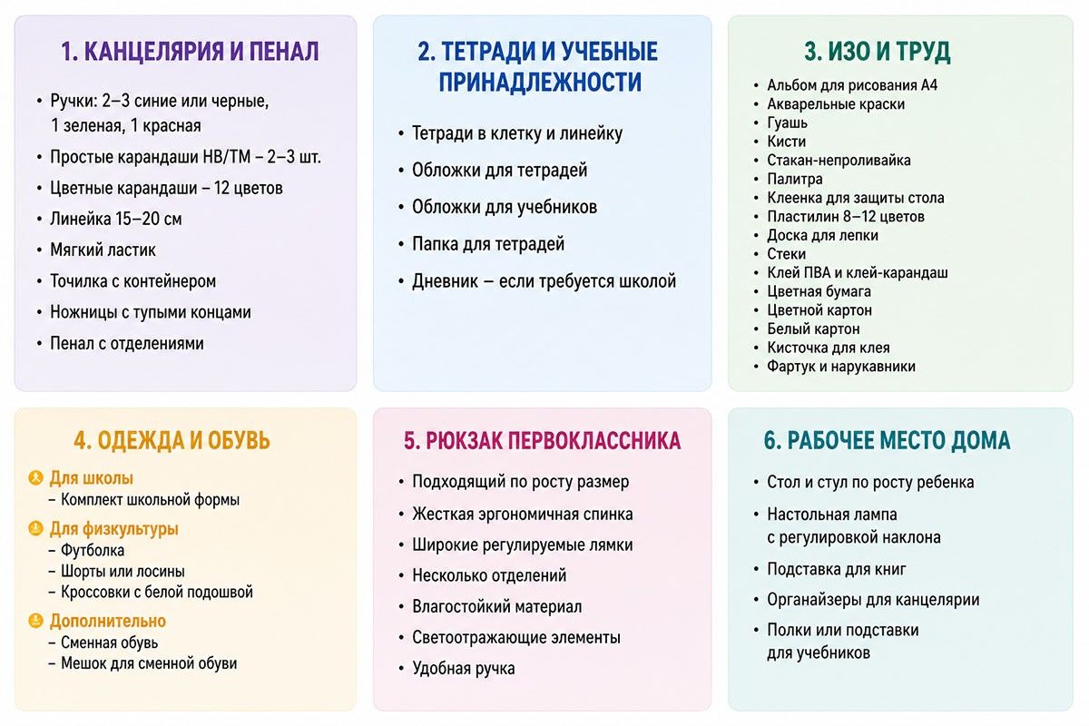 что купить к школе