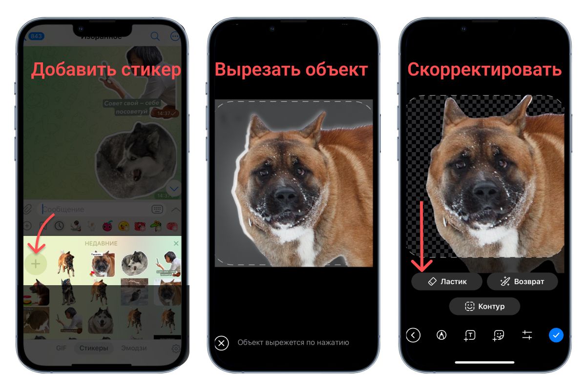 как в телеграмме создать стикеры