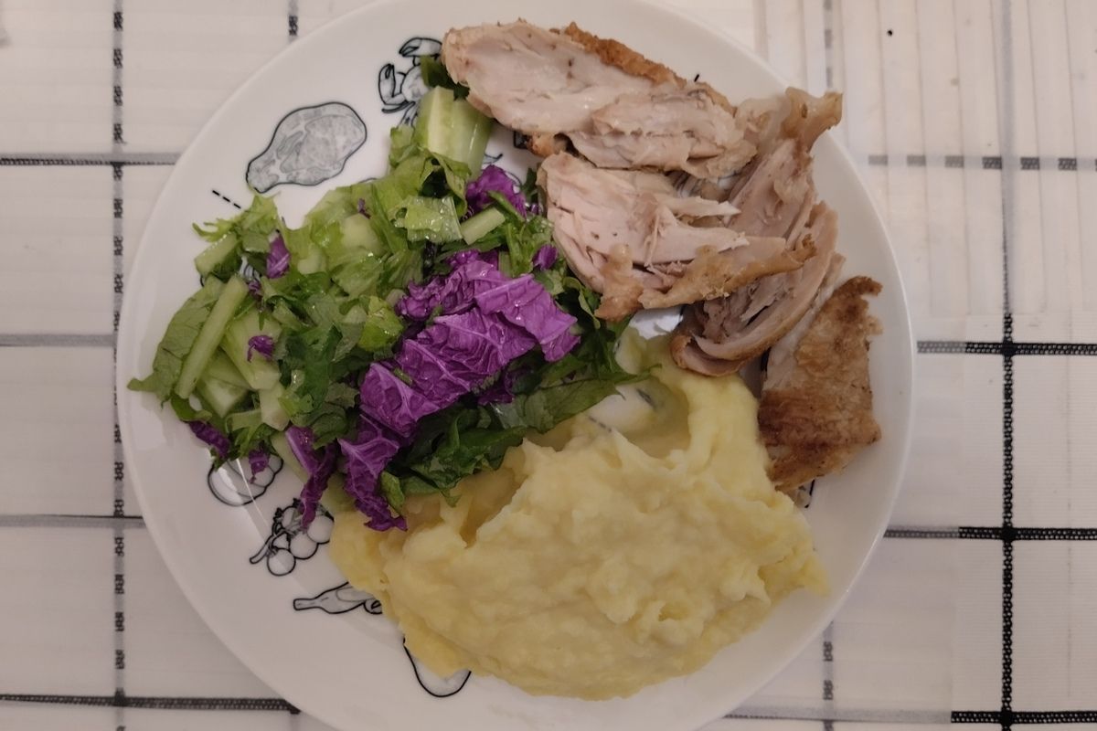 курочка с картошечкой