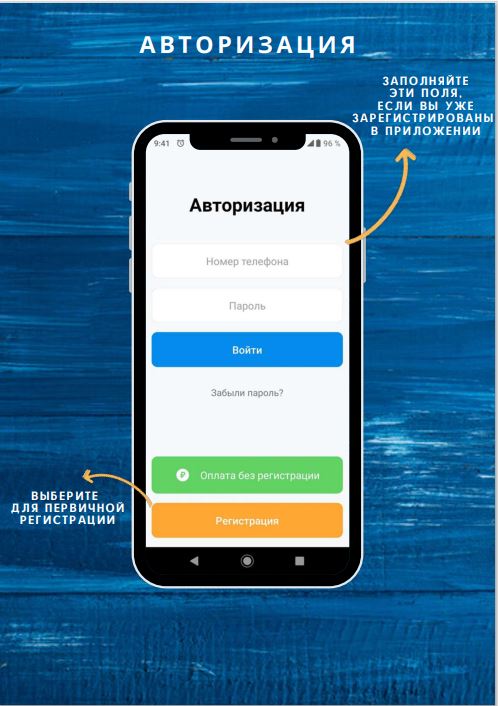 Регистрация в мобильном приложении. Источник: avsu.ru
