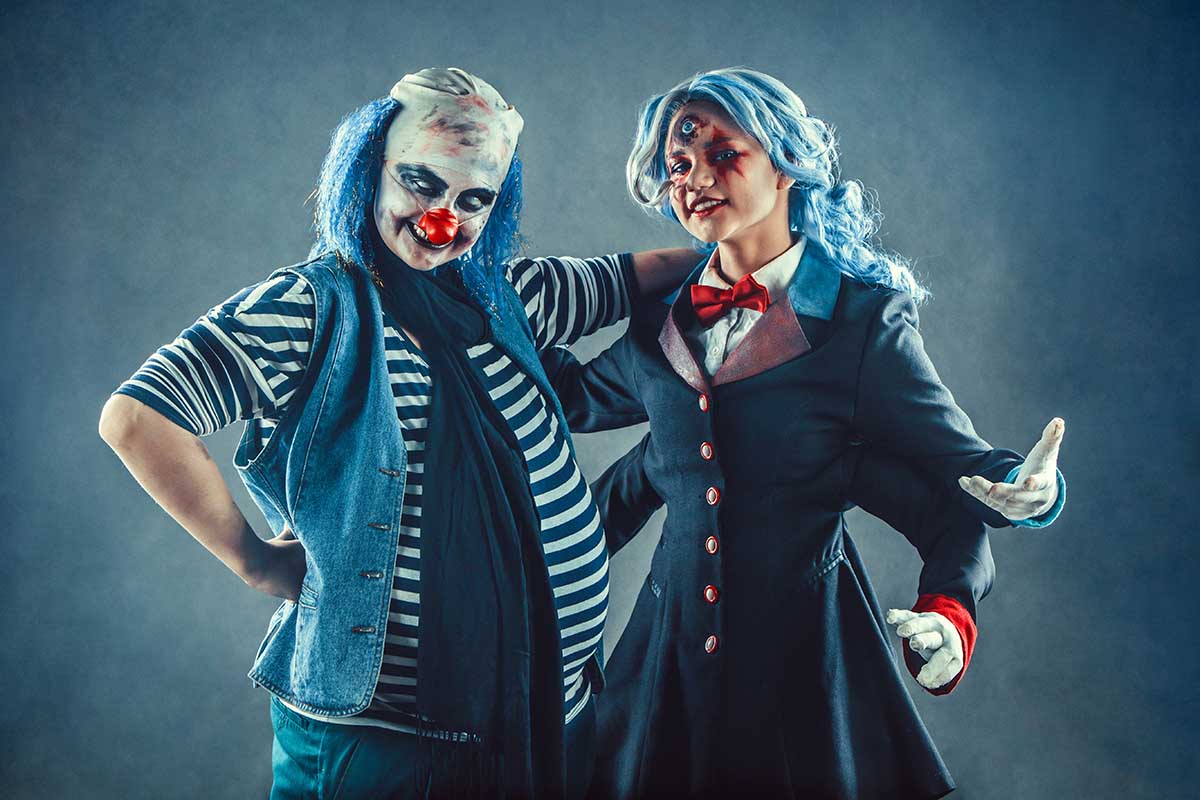 Такие клоуны не веселят, а нагоняют страху. Источник: Tereshchenko Dmitry / Shutterstock / FOTODOM