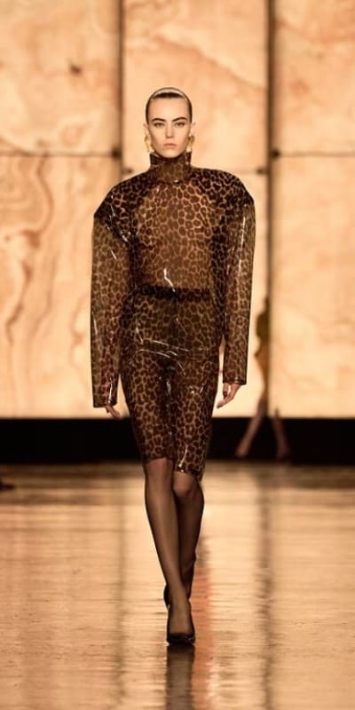 Леопардовый total look. Источник: ysl.com  