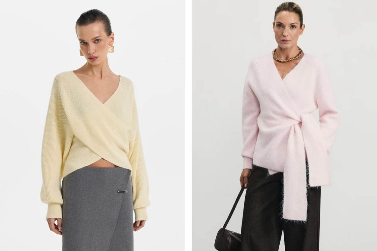 Асимметричный крой смотрится оригинально. Слева — бренд Love republic, справа — Zarina. Источник: loverepublic.ru, zarina.ru