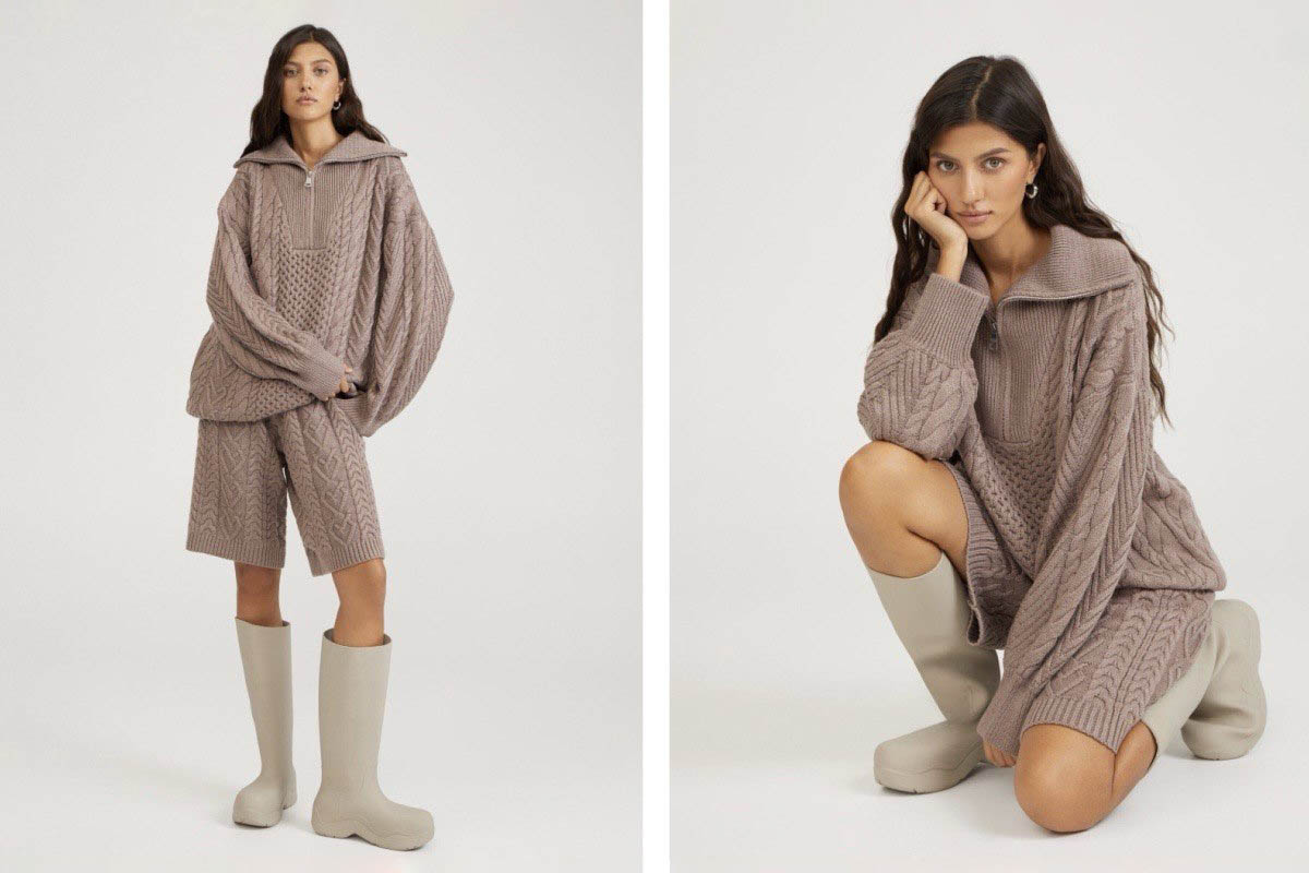 Комплекты с укороченными шортами и бермудами выглядят необычно. Источник: tobeblossom.ru