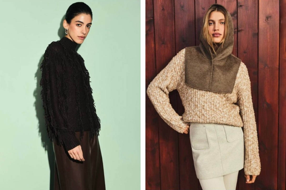 Фактурные и пушистые материалы «обнимают» как теплое одеяло. Источник: zarina.ru  