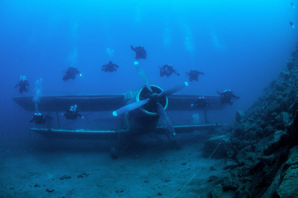 На дне много интересного: корабли, техника. Источник: личный архив Александра Самосадко
