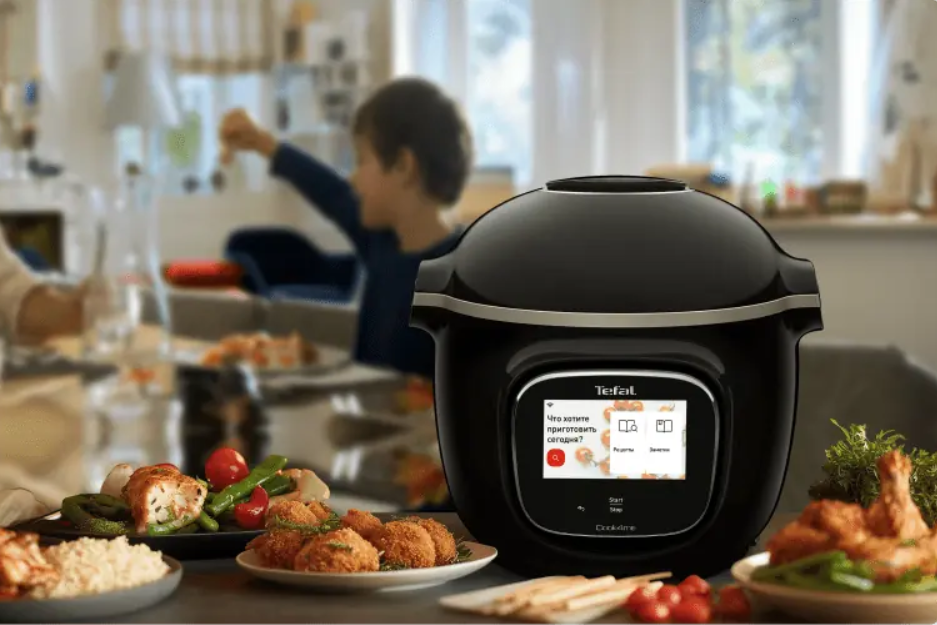 Мультиварка Tefal Cook4me Touch CY912832 Источник: tefal.ru