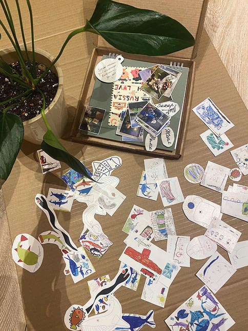 У меня получились такие наклейки. Источник: личный архив Ксении Чеглаковой