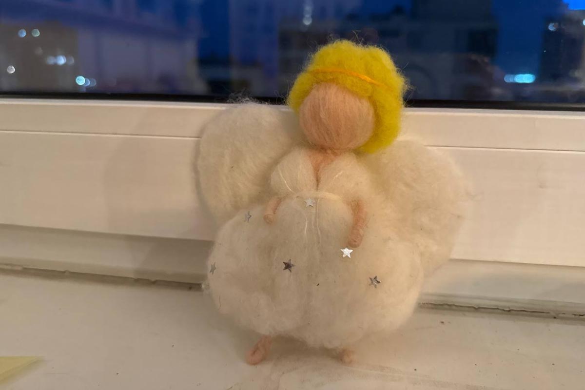 И сваляла из шерсти ангела. Источник: личный архив Татьяны Рудневой