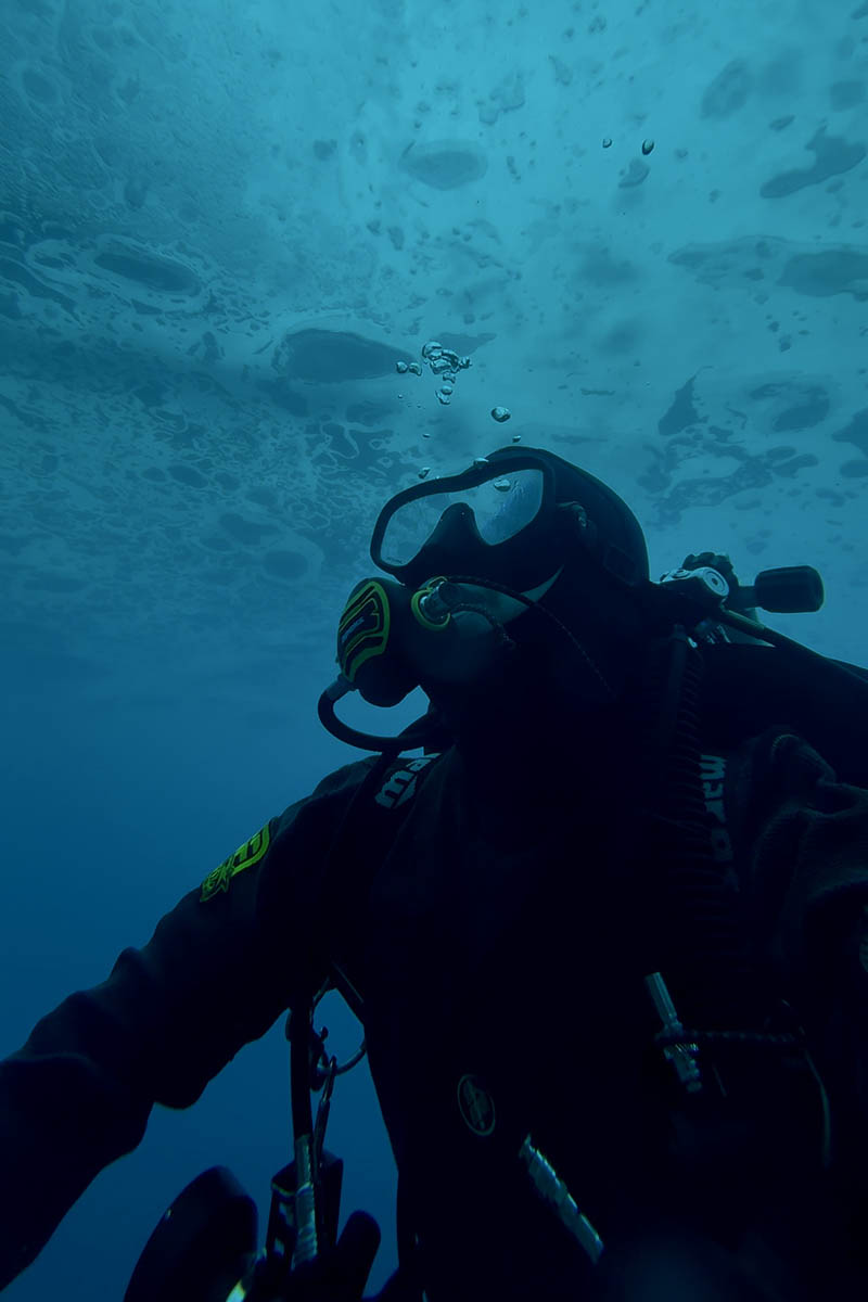 Подо льдом холодно, темно, невероятно красиво. Источник: личный архив Александра Самосадко