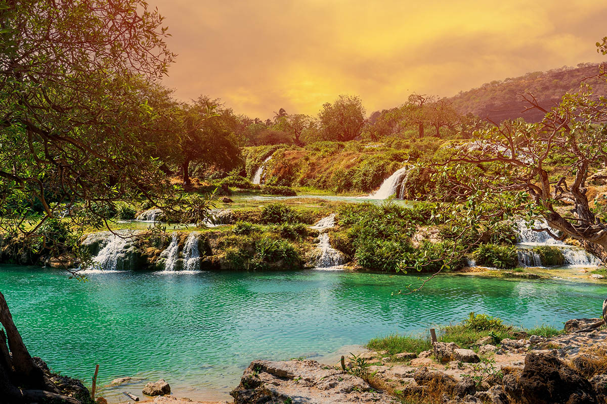 Водопады в Вади-Дарбат. Источник: SLSK Photography / Shutterstock / FOTODOM