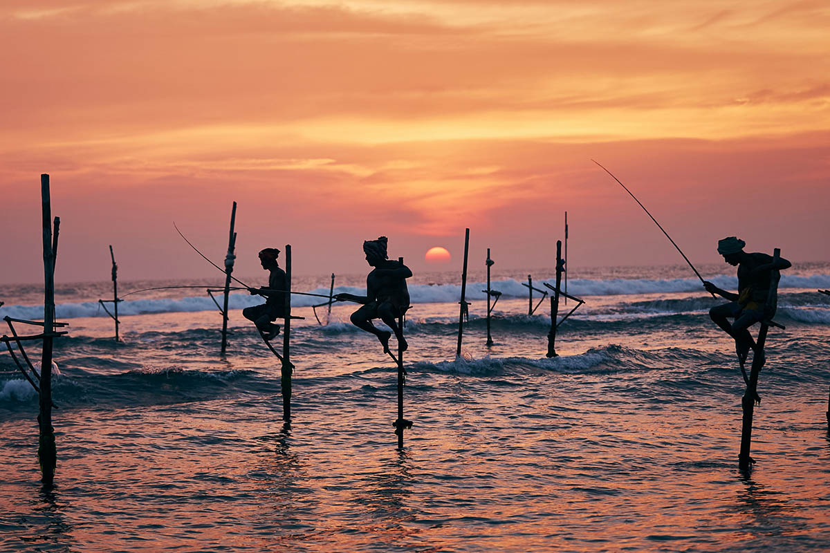 Традиционная рыбалка на Шри-Ланке. Источник: Jaromir Chalabala / Shutterstock / FOTODOM