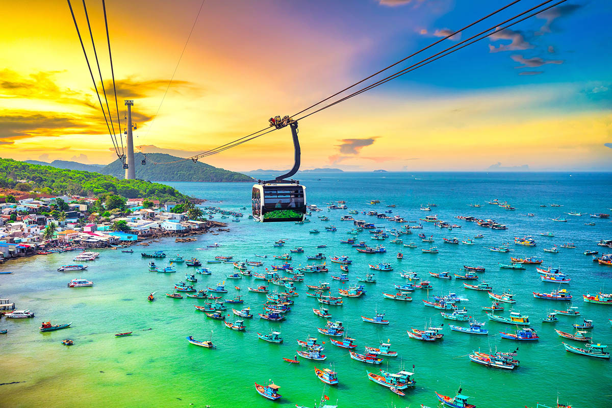 Канатная дорога Хон Тхом. Источник: Huy Thoai / Shutterstock / FOTODOM