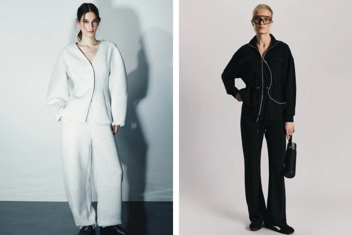 Толстовки-жакеты из плотного трикотажа. Слева — бренд Befree. Справа — Zarina. Источник: befree.ru, zarina.ru