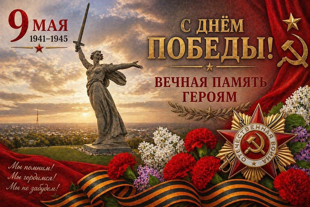 открытка с днем победы