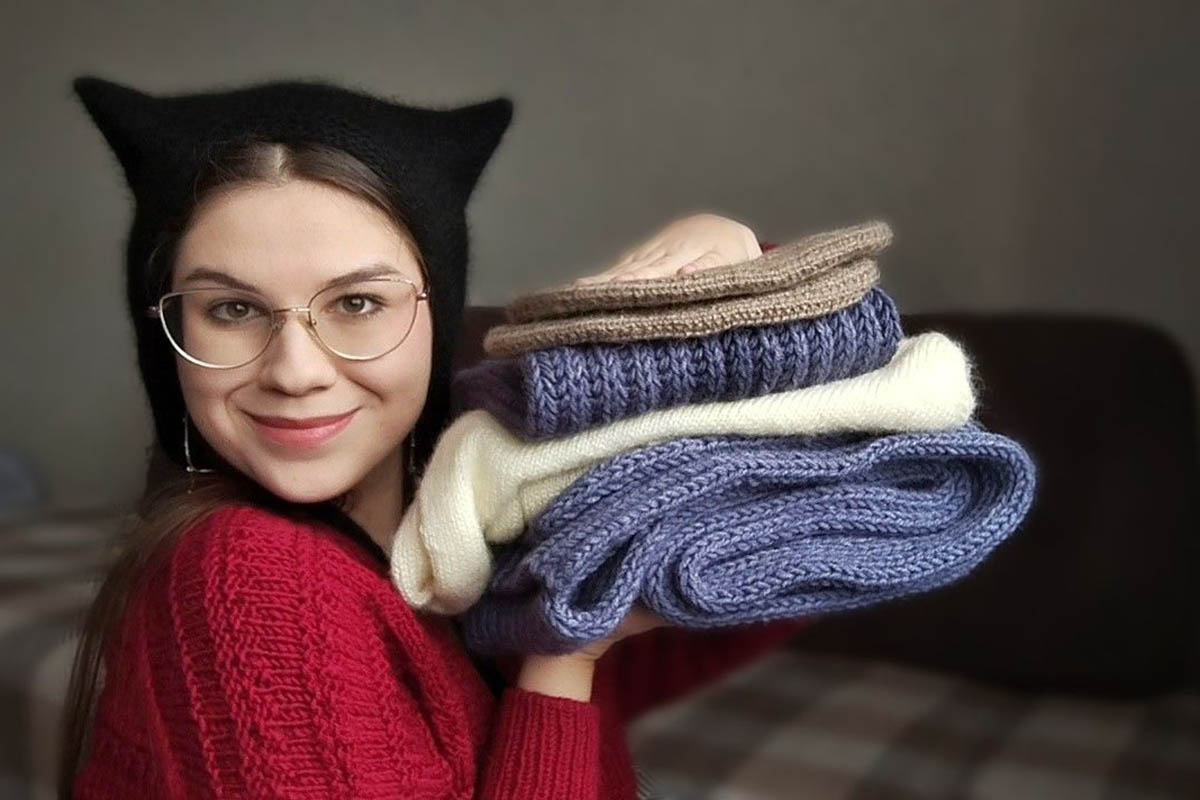 Карина начала с маленьких вещей и быстро освоила технику. Источник: личный архив Карины Перовой