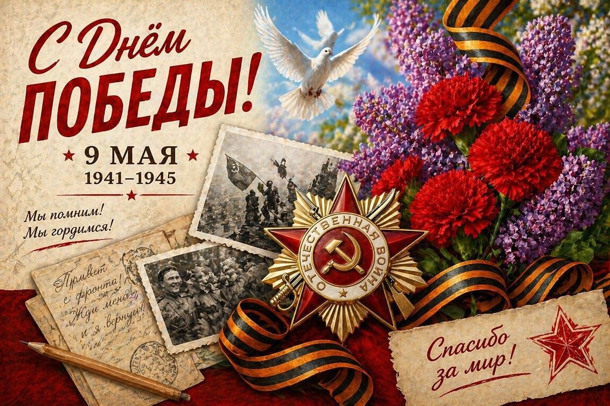 цветы 9 мая