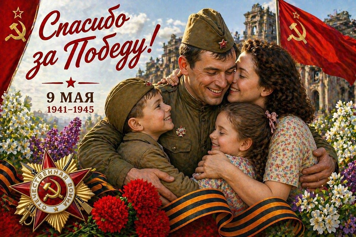 открытка герою