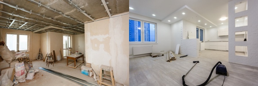 Экономия на ремонте при отделке стен и потолка