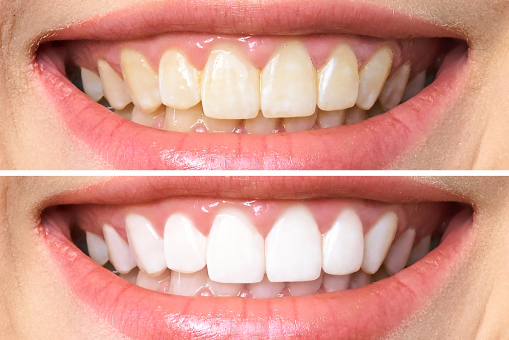 Как результат – идеально ровные и белоснежные зубы