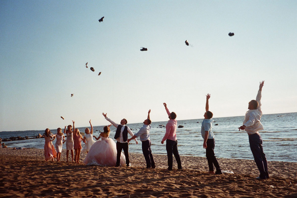 свадьба пляж гости развлечения